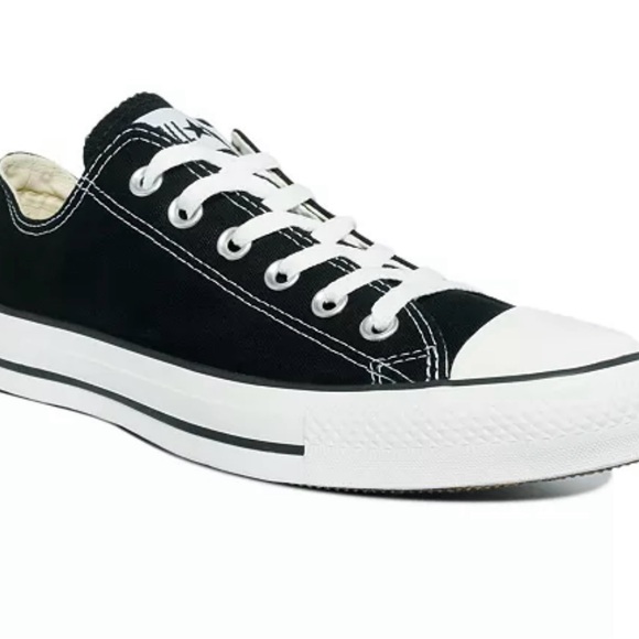 Converse Men's or Woman’s Classic Black and White Sneakers - Picture 2 of 2